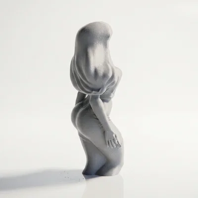 Mô hình nhân vật nữ Schoolgirl 3D để in ấn