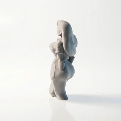 Mô hình nhân vật nữ Schoolgirl 3D để in ấn