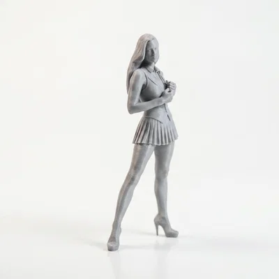 Mô hình nhân vật nữ sinh 3D Printable