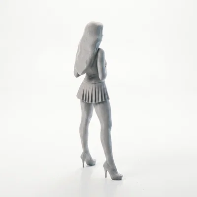 Mô hình nhân vật nữ sinh 3D Printable