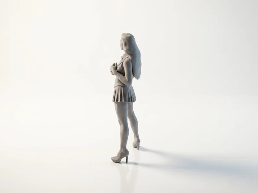 Mô hình nhân vật nữ sinh 3D Printable - Image 4