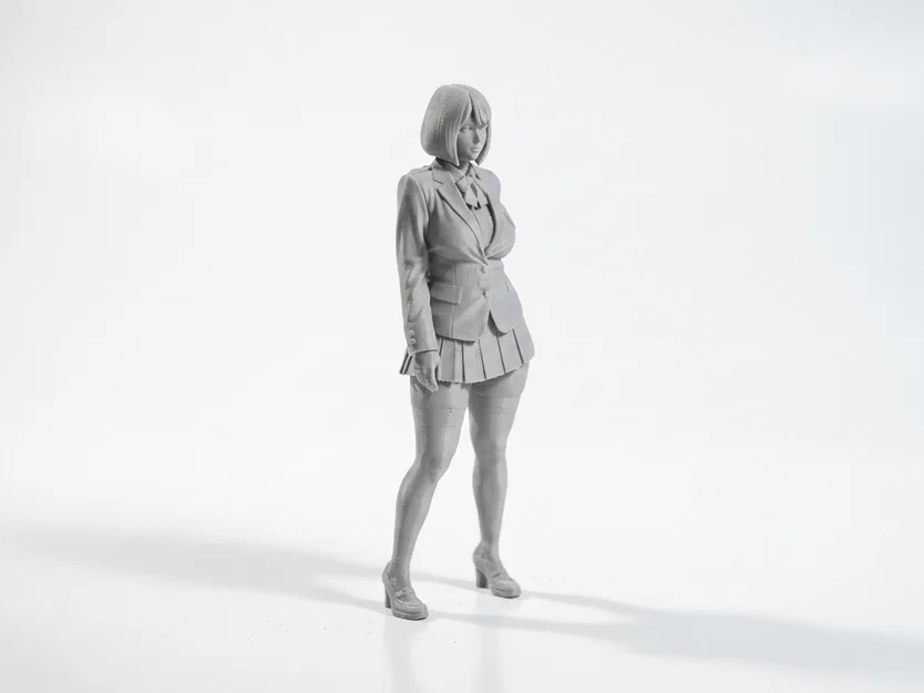 Mô hình tượng nữ sinh 3D Printable (File STL) - Image 2