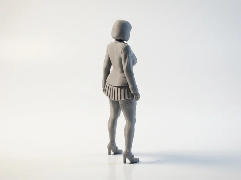 Mô hình tượng nữ sinh 3D Printable (File STL) - Image 3