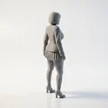 Mô hình tượng nữ sinh 3D Printable (File STL) - Thumbnail 3