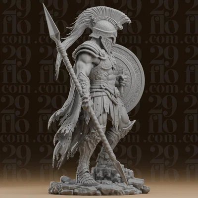 Tượng Chiến Binh Spartan Hùng Dũng #277