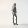 Mô hình nhân vật nữ học sinh 3D Printable - Thumbnail 3