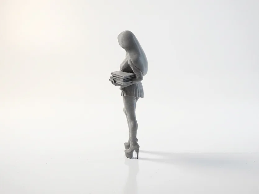 Mô hình nhân vật nữ học sinh 3D Printable - Image 4