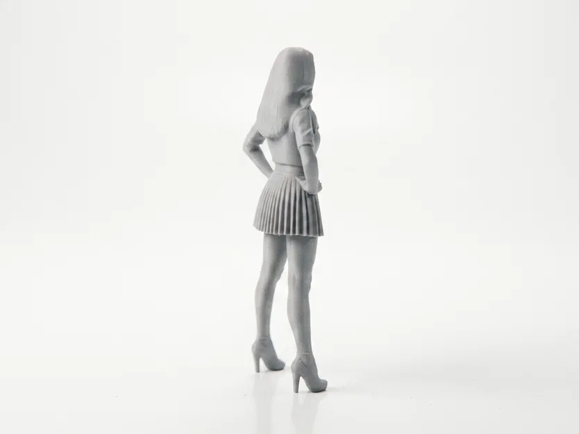 Mô hình Nữ sinh Anime - File in 3D Figurine chất lượng cao - Image 3