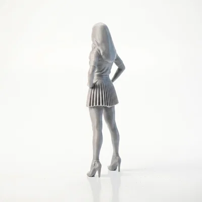 Mô hình Nữ sinh Anime - File in 3D Figurine chất lượng cao