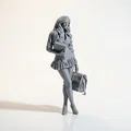 Mô Hình Nhân Vật Nữ Nữ Sinh - File 3D In Ấn Độ Chi Tiết - Thumbnail 2