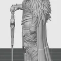 Mô hình tượng hiệp sĩ mặc giáp 3D - Phụ kiện sa bàn Fantasy đẳng cấp - Thumbnail 2