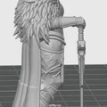 Mô hình tượng hiệp sĩ mặc giáp 3D - Phụ kiện sa bàn Fantasy đẳng cấp - Thumbnail 3