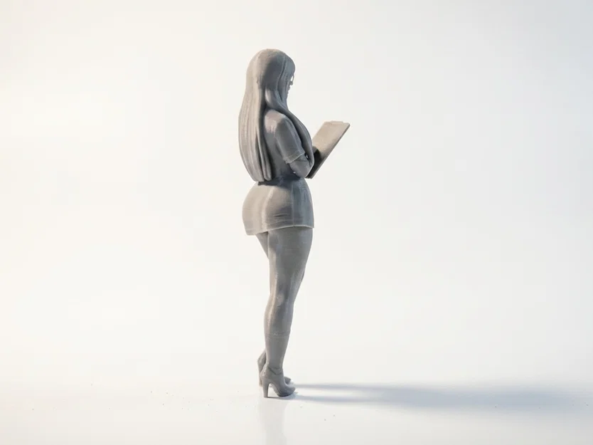 Mô hình 3D Nữ sinh chuyên nghiệp có thể in ấn - Image 3