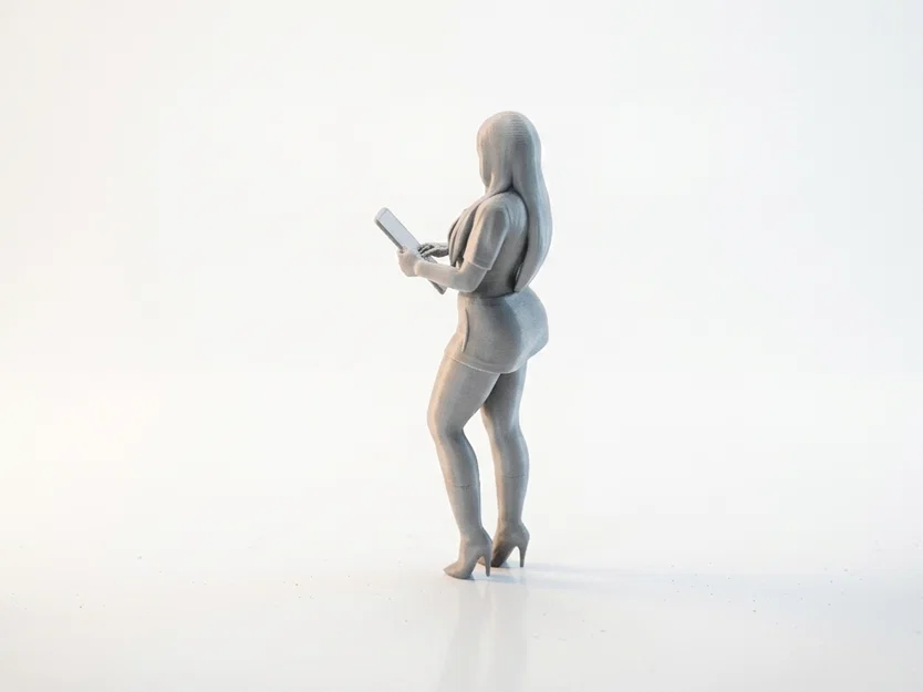 Mô hình 3D Nữ sinh chuyên nghiệp có thể in ấn - Image 4