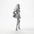 Mô hình 3D Nữ Sinh Đi Học - Tượng Figure Có Túi Xách - Thumbnail 3