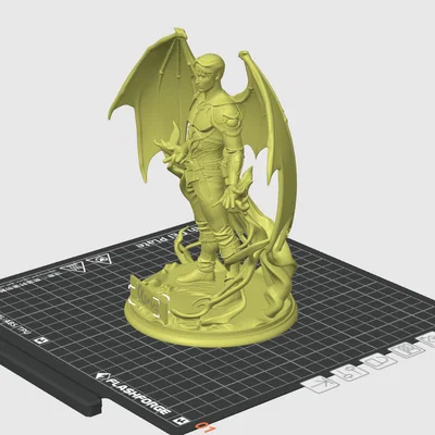 Mô hình 3D Azriel - Chiến binh Illyrian từ ACOTAR