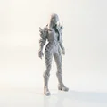 Mô hình nữ chiến binh Cyberpunk – Tượng in 3D phong cách Sci-fi - Thumbnail 2