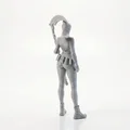 Mô hình Nữ Chiến Binh Cầm Lưỡi Hái - File 3D In Ấn Độ Chi Tiết Cao - Thumbnail 3