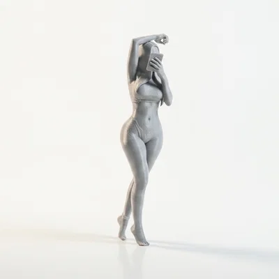 Mô hình tượng nữ nhân vật Selfie Babe in 3D