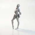 Mô hình nhân vật nữ Selfie Girl - Tệp in 3D - Thumbnail 1