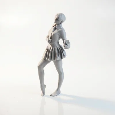 Mô hình nhân vật nữ Selfie Girl - Tệp in 3D
