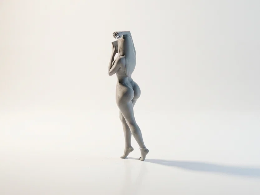 Mô hình tượng nữ nhân vật Selfie Babe in 3D - Image 4