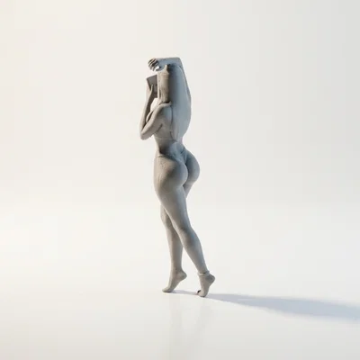 Mô hình tượng nữ nhân vật Selfie Babe in 3D