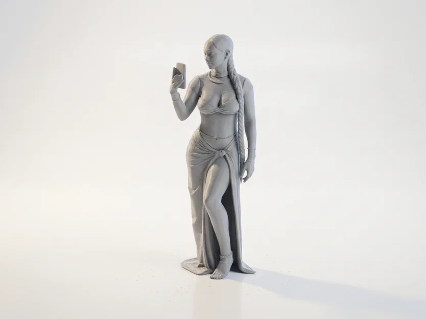 Mô hình tượng nữ Selfie Baddie - File in 3D - Image 1