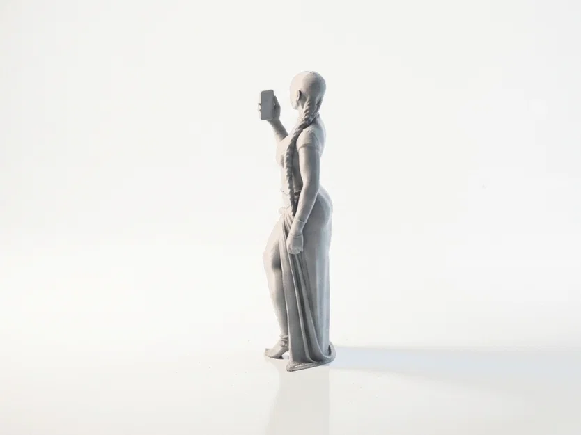 Mô hình tượng nữ Selfie Baddie - File in 3D - Image 4