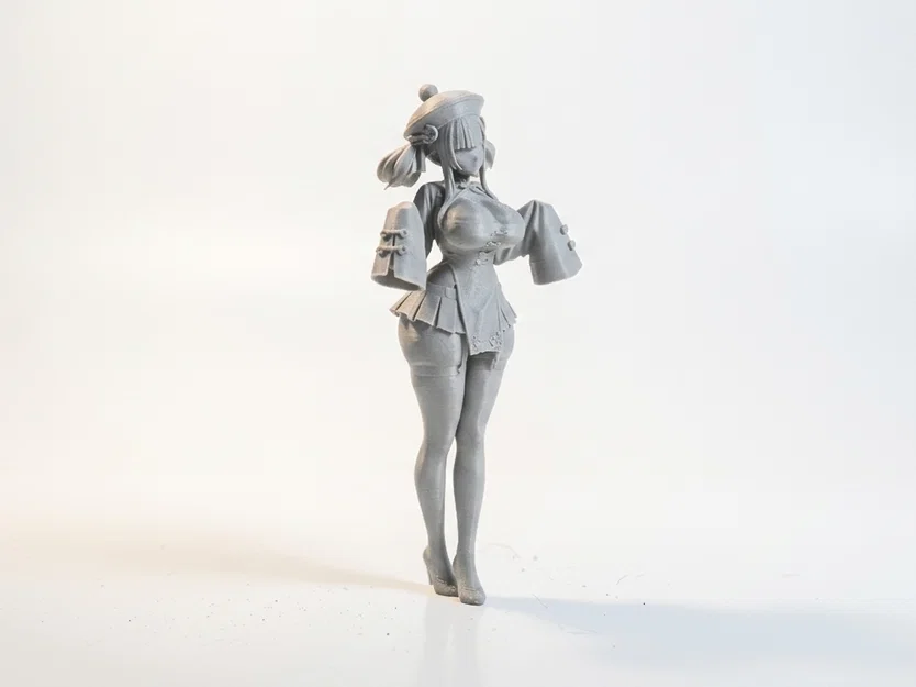 Mô hình Anime Girl Figurine - Nhân vật nữ 3D để in ấn - Image 2
