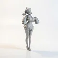 Mô hình Anime Girl Figurine - Nhân vật nữ 3D để in ấn - Thumbnail 2