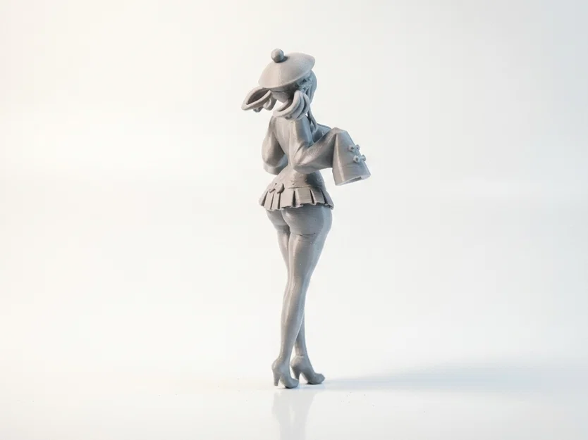 Mô hình Anime Girl Figurine - Nhân vật nữ 3D để in ấn - Image 3