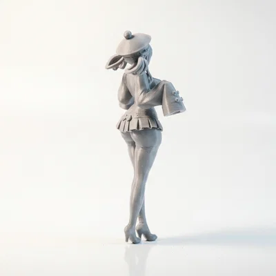 Mô hình Anime Girl Figurine - Nhân vật nữ 3D để in ấn