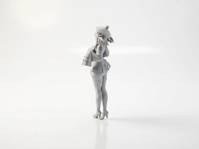 Mô hình Anime Girl Figurine - Nhân vật nữ 3D để in ấn - Image 4