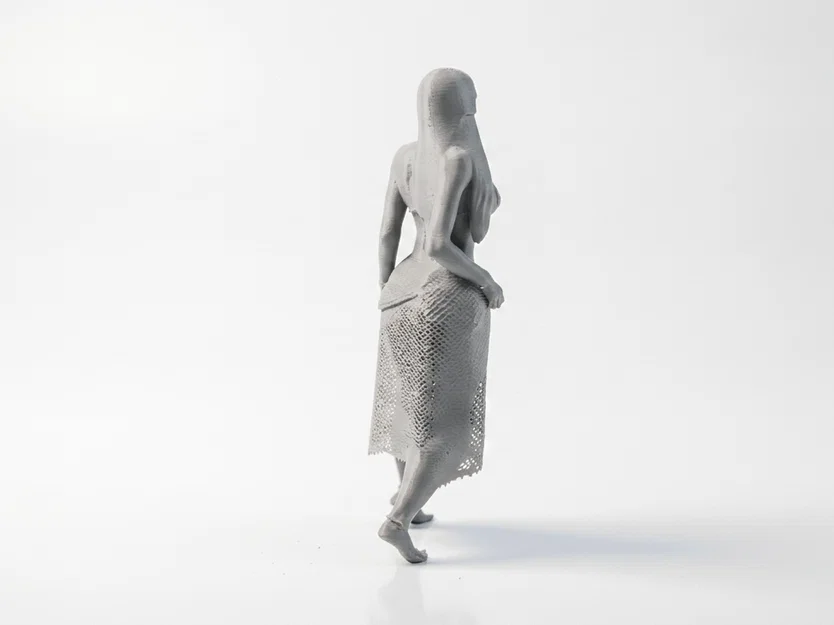 Mô hình Tượng Nữ Nghệ Thuật Thanh Tao - Bản in 3D sưu tầm - Image 3