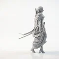 Mô hình 3D Nữ Sát Thủ Đeo Khăn Choàng Có Thể In Ấn - Thumbnail 3