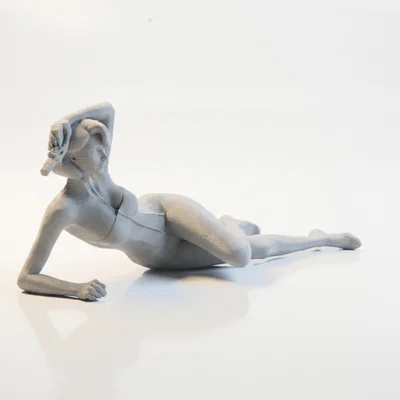 Mô hình tượng nữ sát thủ quyến rũ - File in 3D