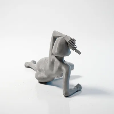 Mô hình tượng nữ sát thủ quyến rũ - File in 3D