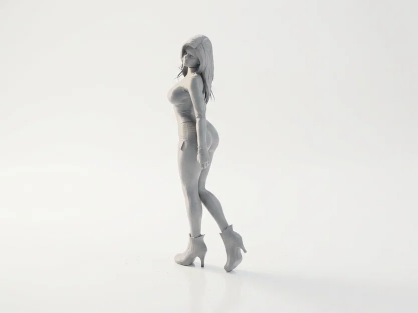 Mô hình tượng nữ nhân vật mặc bodysuit in 3D - Image 1