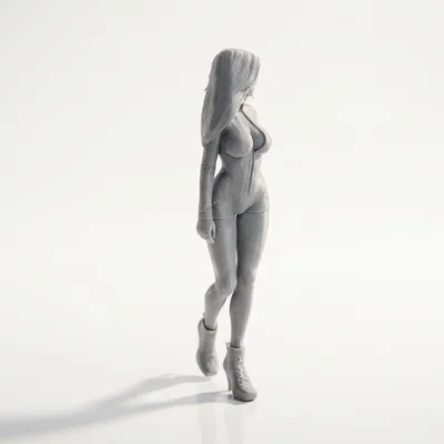 Mô hình tượng nữ nhân vật mặc bodysuit in 3D