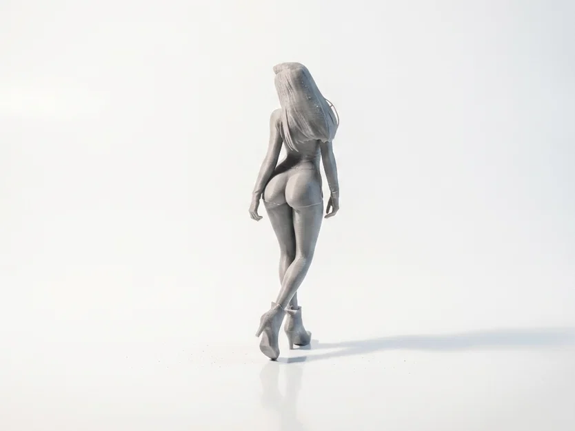 Mô hình tượng nữ nhân vật mặc bodysuit in 3D - Image 4