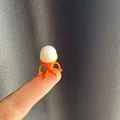 Mô hình chú kem nhỏ đáng yêu trang trí bàn làm việc 3D - Thumbnail 2
