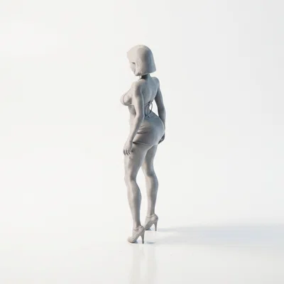 Mô hình tượng nữ tinh tế - Tệp STL in 3D sưu tầm