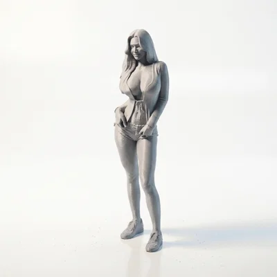 Mô hình nhân vật nữ trùm mũ (Hooded Female) - Tệp STL in 3D chất lượng cao