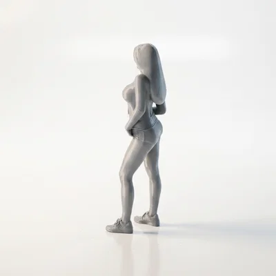 Mô hình nhân vật nữ trùm mũ (Hooded Female) - Tệp STL in 3D chất lượng cao