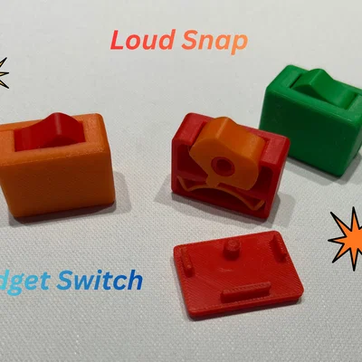 Đồ chơi giải trí Switch Fidget Loud Snap - Mẫu in 3D độc đáo