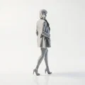 Mô hình 3D tượng nữ bác sĩ chuyên nghiệp có thể in ấn - Thumbnail 3