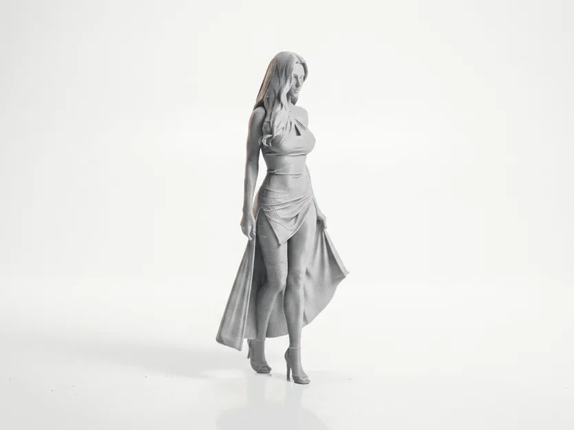 Mô hình 3D Tượng Phụ Nữ Thanh Lịch In Được - Image 2