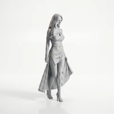 Mô hình 3D Tượng Phụ Nữ Thanh Lịch In Được