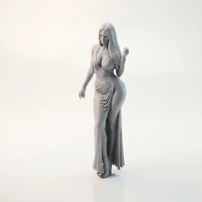 Mô hình tượng quý cô thanh lịch in 3D